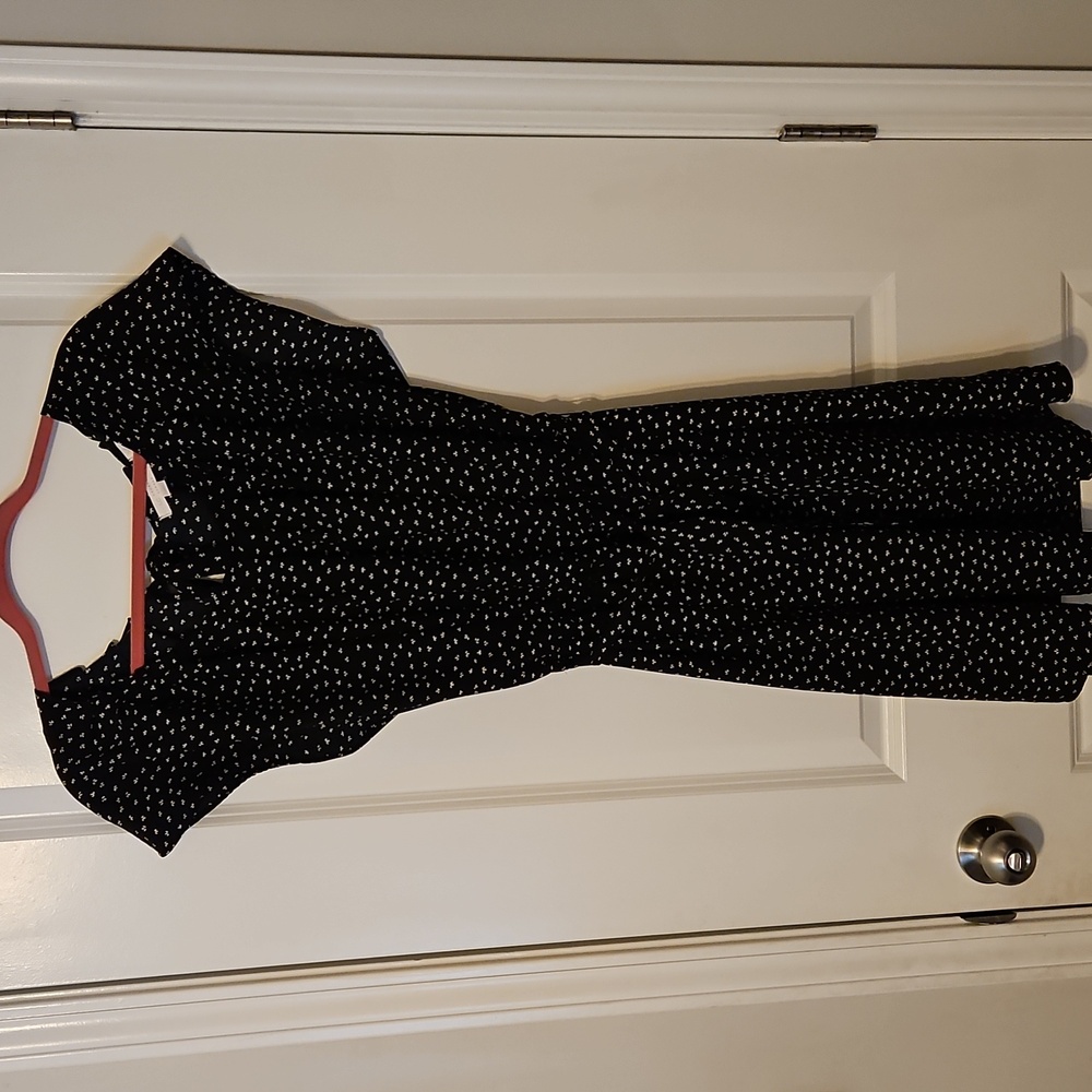 Black And Cream Dress